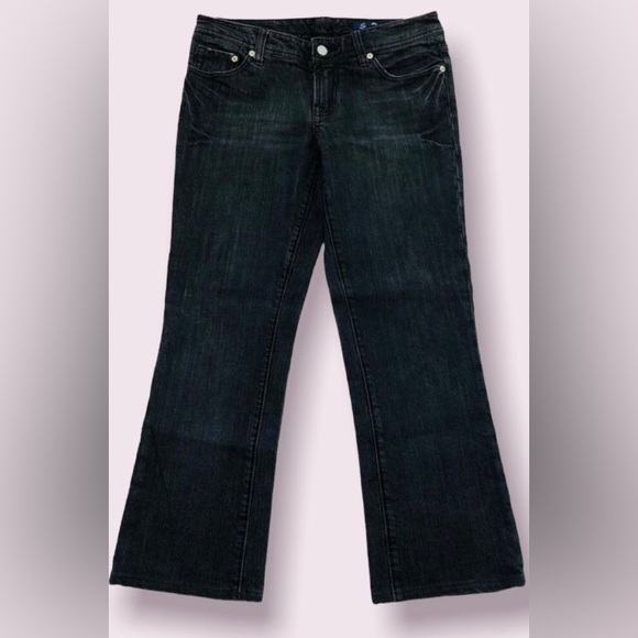 Seven7 Denim - Seven7, Black Flare Jeans, Size 28